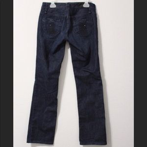 Dark wash denim jeans